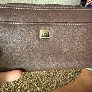 Stone Mountain Accessories Brown and Gold Leather Wallet